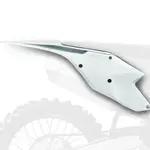 Garde-boue arrière + plaques latérales POLISPORT blanc KTM SX85