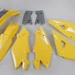 Kit plastique UFO couleur origine jaune/gris Husqvarna CR125/250