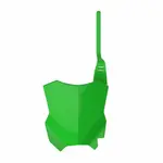 Plaque numéro frontale POLISPORT vert Kawasaki KX450F