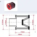 FILTRE A AIR BMC CONIQUE