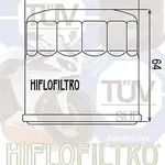 Filtre à huile Hiflofiltro HF204