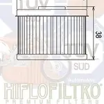 Filtre à huile Hiflofiltro HF113