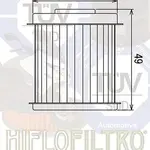 Filtre à huile Hiflofiltro HF168 Daelim NS125