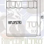 Filtre à huile Hiflofiltro HF171C chrome