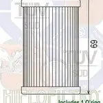 Filtre à huile Hiflofiltro HF655