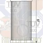 Filtre à huile Hiflofiltro HF611