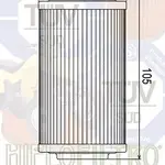 Filtre à huile Hiflofiltro HF556