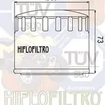 Filtre à huile Hiflofiltro HF557