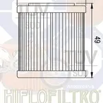 Filtre à huile Hiflofiltro HF563