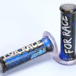 Revêtements de poignée For Race Polini noir/bleu