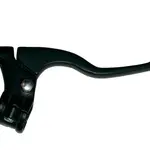 Levier de frein court + cocotte BIHR aluminium coulé poli/noir universel