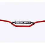 Guidon Ø22,2mm avec barre RENTHAL Classic Mini MX 100CC Playbike rouge/mousse noire