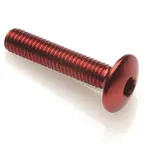 Vis tête bombée LIGHTECH M6 x 20 Ergal rouge