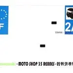 Plaques d&#039;immatriculations PRO PLAQUES SIV PVC 210x130 Département 18 10 pièces