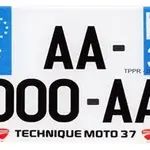 Plaques d&#039;immatriculations PRO PLAQUES SIV PVC 210x130 Département 62 10 pièces