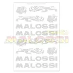 Planches d&#039;autocollants Malossi chromé par 3