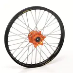 Roue avant HAAN WHEELS 17X3.50X36T jante noire/moyeu orange KTM/HVA