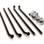 Jeu de 36 rayons HAAN WHEELS type origine roue avant 21&quot; noir KTM/Husaberg/Husqvarna