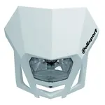 Plaque phare Polisport LMX blanc