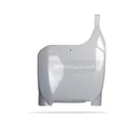 Plaque numéro frontale Polisport blanc Honda