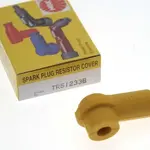 Anti-parasite NGK TRS1233B Racing jaune pour bougie avec olive