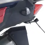 Support de plaque R&amp;G RACING noir Honda Africa Twin Adventure Sport