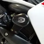 Tampons de protection supérieurs R&amp;G RACING Aero noir Yamaha YZF-R1