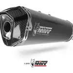Silencieux MIVV Delta Race Steel Black/casquette carbone Kawasaki Z900
