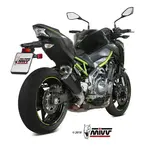 Silencieux MIVV Delta Race Steel Black/casquette carbone Kawasaki Z900