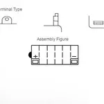 Batterie YUASA 12N12A-4A-1 conventionnelle