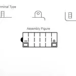 Batterie YUASA 12N24-3A conventionnelle