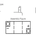 Batterie YUASA B38-6A conventionnelle