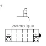 Batterie YUASA YB10L-B conventionnelle
