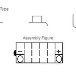 Batterie YUASA YB16AL-A2 conventionnelle