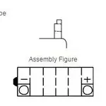 Batterie YUASA YB3L-A conventionnelle