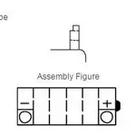 Batterie YUASA YB5L-B conventionnelle