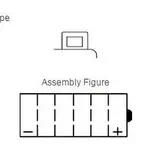 Batterie YUASA YB7L-B2 conventionnelle