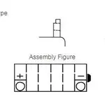 Batterie YUASA YB9-B conventionnelle