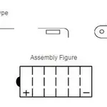Batterie YUASA YHD-12 conventionnelle