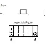 Batterie YUASA YT9B-BS sans entretien livrée avec pack acide