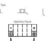 Batterie YUASA YTX14L-BS sans entretien livrée avec pack acide
