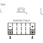 Batterie YUASA YTX20L-BS sans entretien livrée avec pack acide