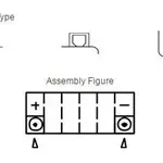 Batterie YUASA YTX9-BS sans entretien livrée avec pack acide