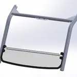 Pare-brise direction 2 bas polycarbonate can am maverick trail