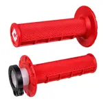 Revêtements ODI MX V2 Lock-On semi-gauffré rouge