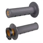 Revêtements ODI MX V2 Lock-On semi-gauffré gris