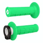 Revêtements ODI MX V2 Lock-On semi-gauffré vert fluo