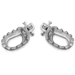 Repose-pieds S3 Curve aluminium argent