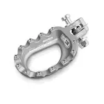 Repose-pieds S3 Curve aluminium argent