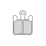 Plaquettes de frein CL BRAKES 1110XBK5 métal fritté